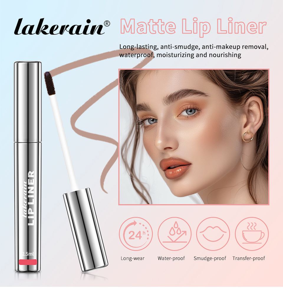 Peel Off Lip Stain , Long Wear Tattoo Lip Liner with Tweezer, Transfer-proof, Waterproof, Long Lasting, Highly Pigmented Color