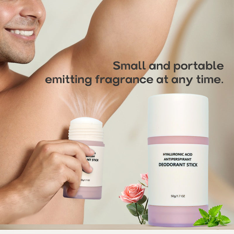 AMORELA Unisex Deodorant Stick (Gulong)| 48H Sweat & Odor Defense Hyaluronic Acid Repairs Skin Barrier