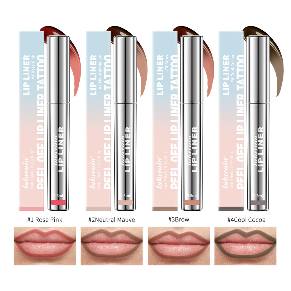 Peel Off Lip Liner, Transfer-proof, Waterproof, Long Lasting Lip Stain