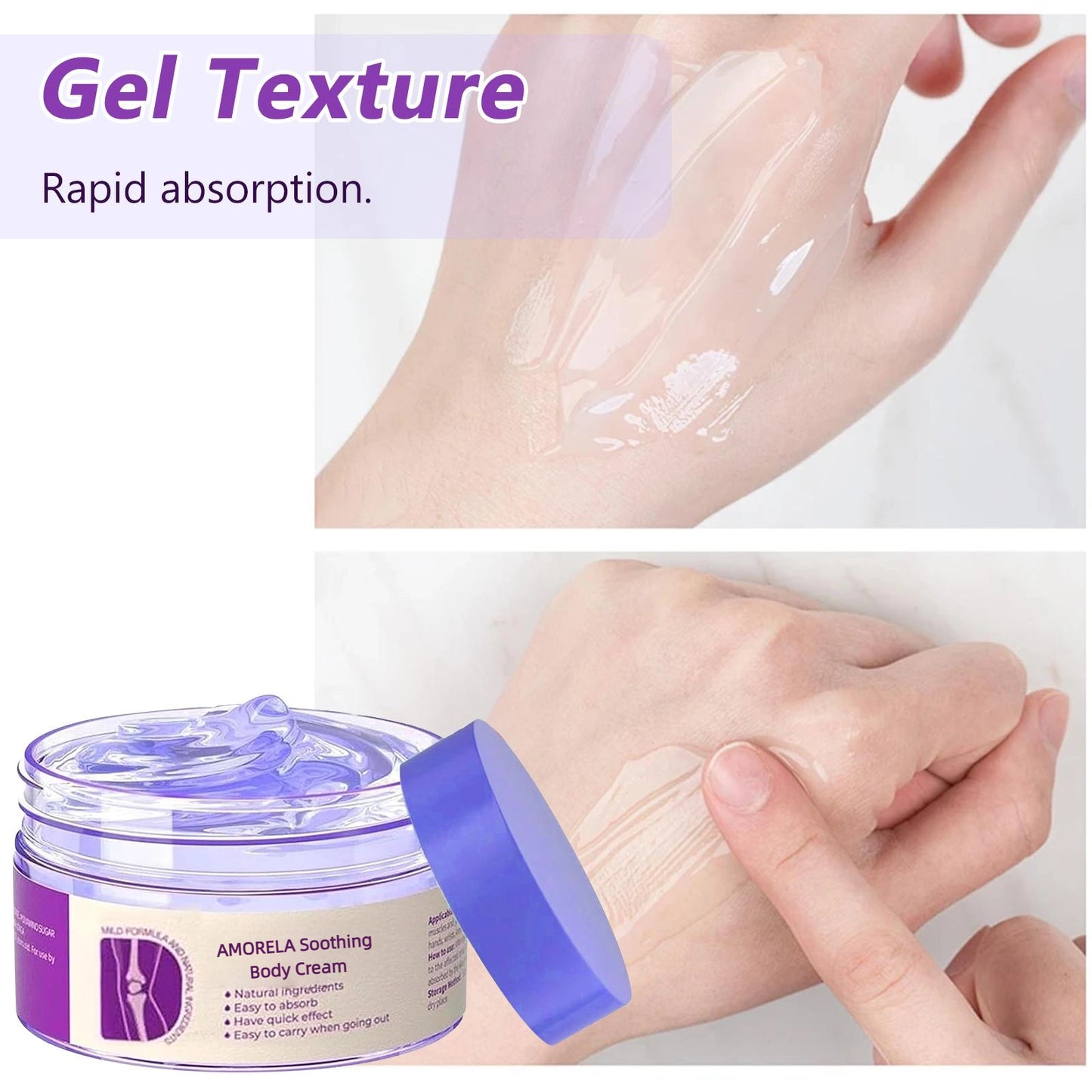 AMORELA Soothing Body Cream | (Athletes/Sensitive Skin)