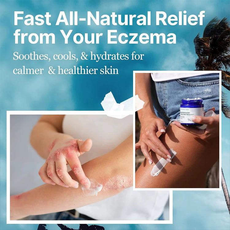 AMORELA Natural Soothing Cream with Sea Moss & Oats - Eczema & Psoriasis Relief - Ocean Minerals - for Sensitive Skin
